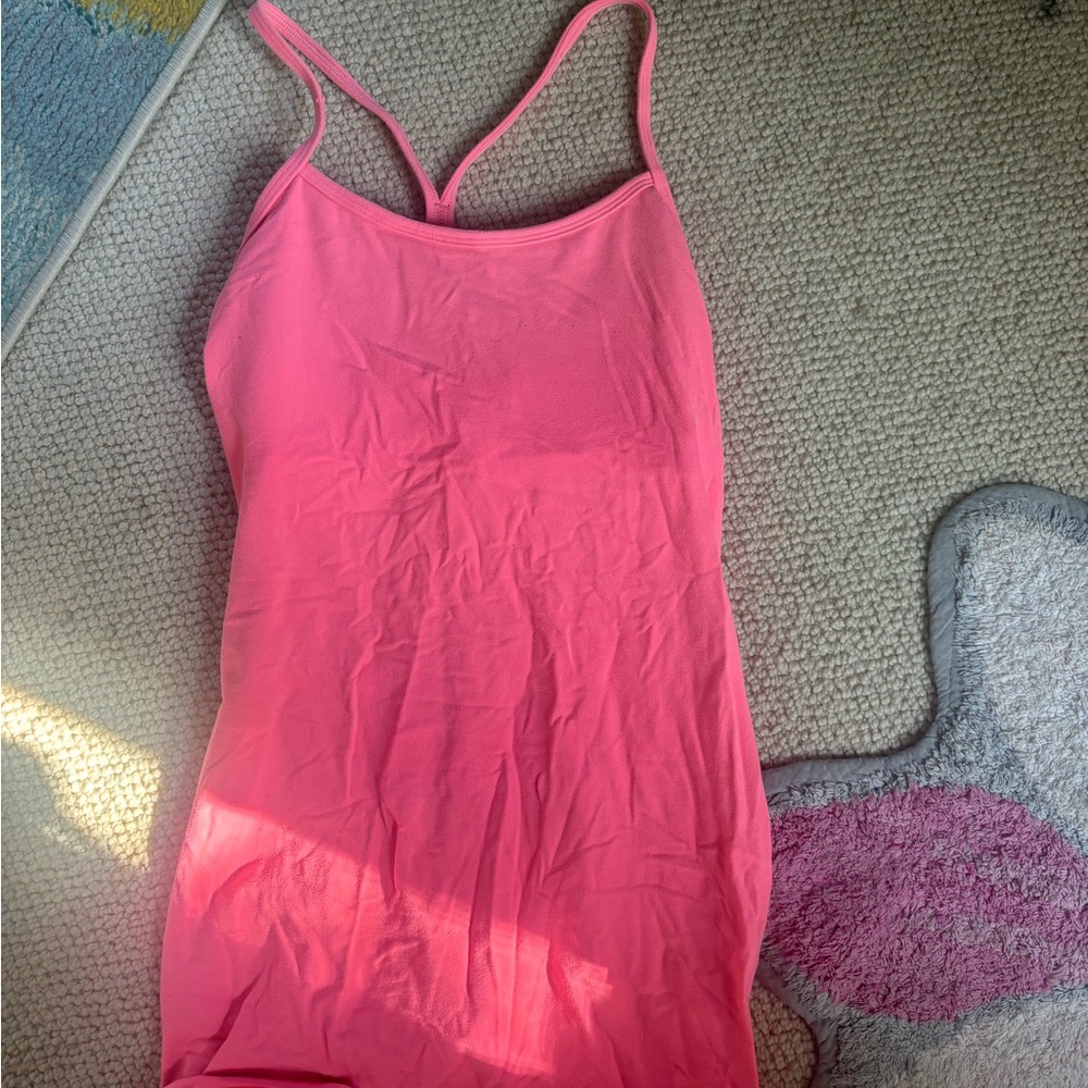 Lululemon Pink Power Y Tank Top